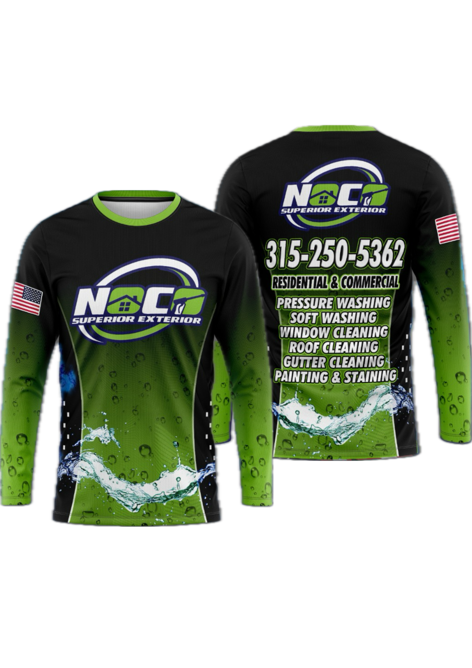 pressure washing shirt 18