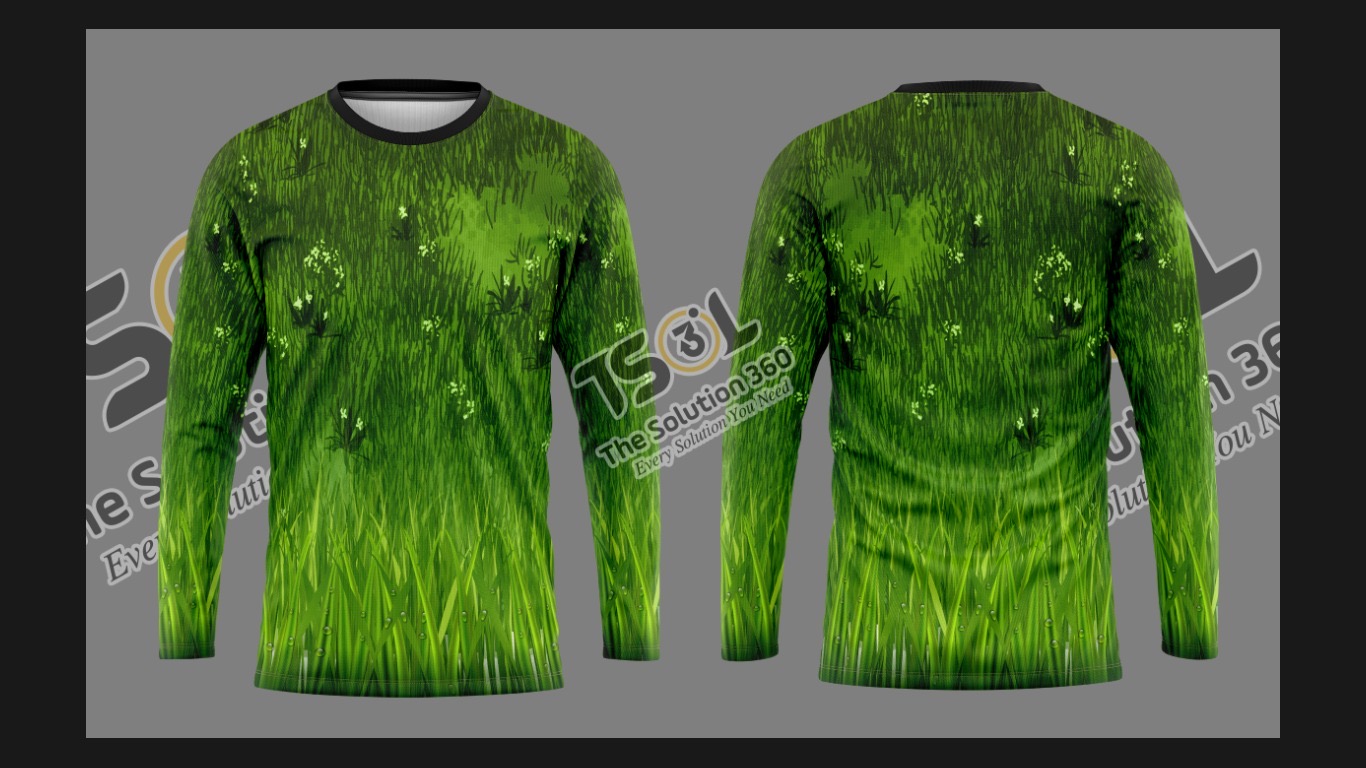 Full Green Grass Shirt